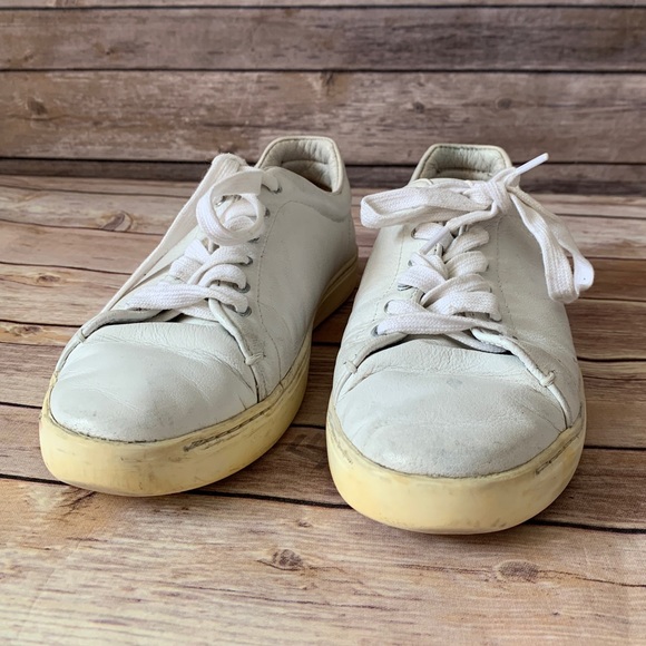 Rag & Bone White Leather Sneakers - Picture 2 of 8